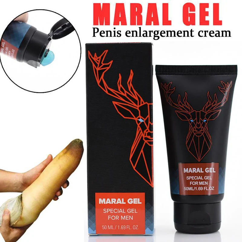 Hot Sale Maral 50ml Male Penis Enlargement Cream, Dick Cock Size PRO Enlarger Gel Penis Massage Oil Sex Product