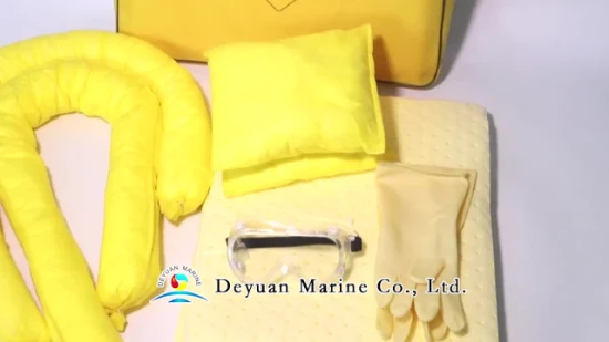 Желтый комплект для реагирования на разливы опасных химикатов/Hazmat